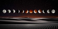 Framed Blood Moon Eclipse