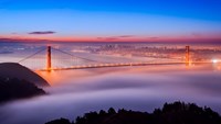 Framed Fog at The Gate