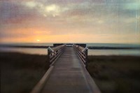 Framed Sunset Pier
