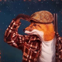 Framed Fox Hunt
