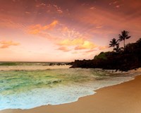 Framed North Shore Dawn, Oahu