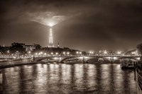 Framed Paris Night