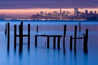 Framed Bay Pilings - Sausalito