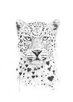 Framed Lovely Leopard