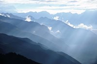 Framed Himalayan Mountains