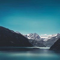 Framed Turquoise Mountain Lake
