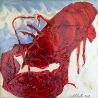 Framed Brilliant Maine Lobster II