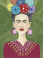 Framed Frida Floral II