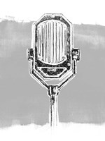 Framed Monochrome Microphone III