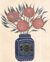 Framed Vase of Flowers IV