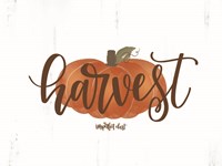 Framed Harvest Pumpkin