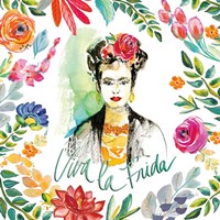 Framed Fridas Flower Fancy I