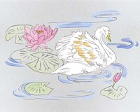 Framed Swan Lake Song II