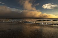 Framed Sunrise On Ocean Shore 2, Cape May National Seashore, NJ