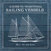 Framed Vintage Sailing Knots XI