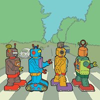 Framed Abbey Road Bots