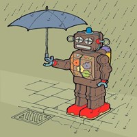 Framed Brolly Bot