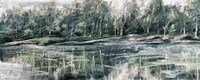 Framed Pastel Landscape Study