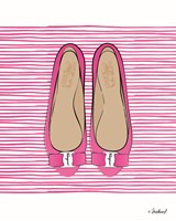 Framed 'Pink Ferragamo Shoes' border=