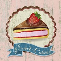 Framed 'Sweet Cakes' border=