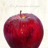 Framed La Pomme Rouge