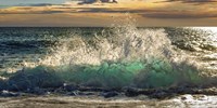 Framed Wave Crashing on the Beach, Kauai Island, Hawaii (detail)