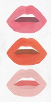 Framed Red Lips I