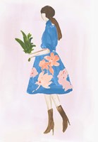 Framed Girl with Plant