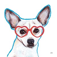 Framed Bespectacled Pet I