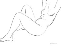 Framed Nude Sketch II