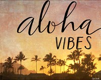 Framed Aloha Vibes