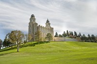 Framed Manti Temple