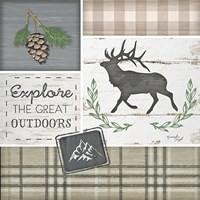 Framed 'Explore the Great Outdoors' border=
