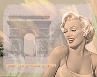 Framed Marilyn Triomphe