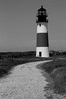 Framed Black and Lighthouse