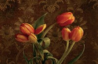 Framed Fleur de lis Tulips