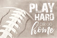 Framed Football - Play Hard