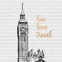 Framed Live Love Travel