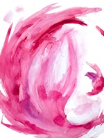 Framed Pink Swirl II