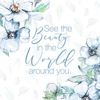 Framed 'See the Beauty' border=
