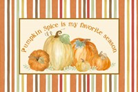 Framed Pumpkin Spice Season landscape