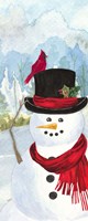 Framed Snowman Christmas vertical II
