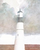Framed Morning Lighthouse