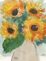 Framed Rustic Sunflowers II