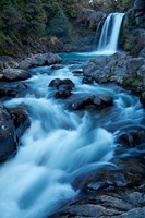 Framed Tawhai Falls, Whakapapanui Stream, Tongariro National Park, New Zealand