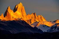 Framed Argentina, Patagonia El Chalten, Fitz Roy