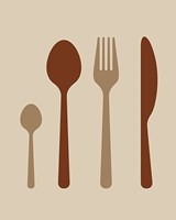 Framed Dining Utensils