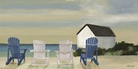 Framed Beach Chairs Panorama