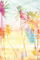 Framed Bright Summer Palms