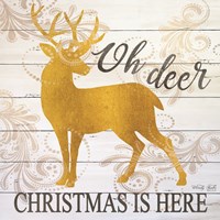 Framed Oh Deer Christmas is Here